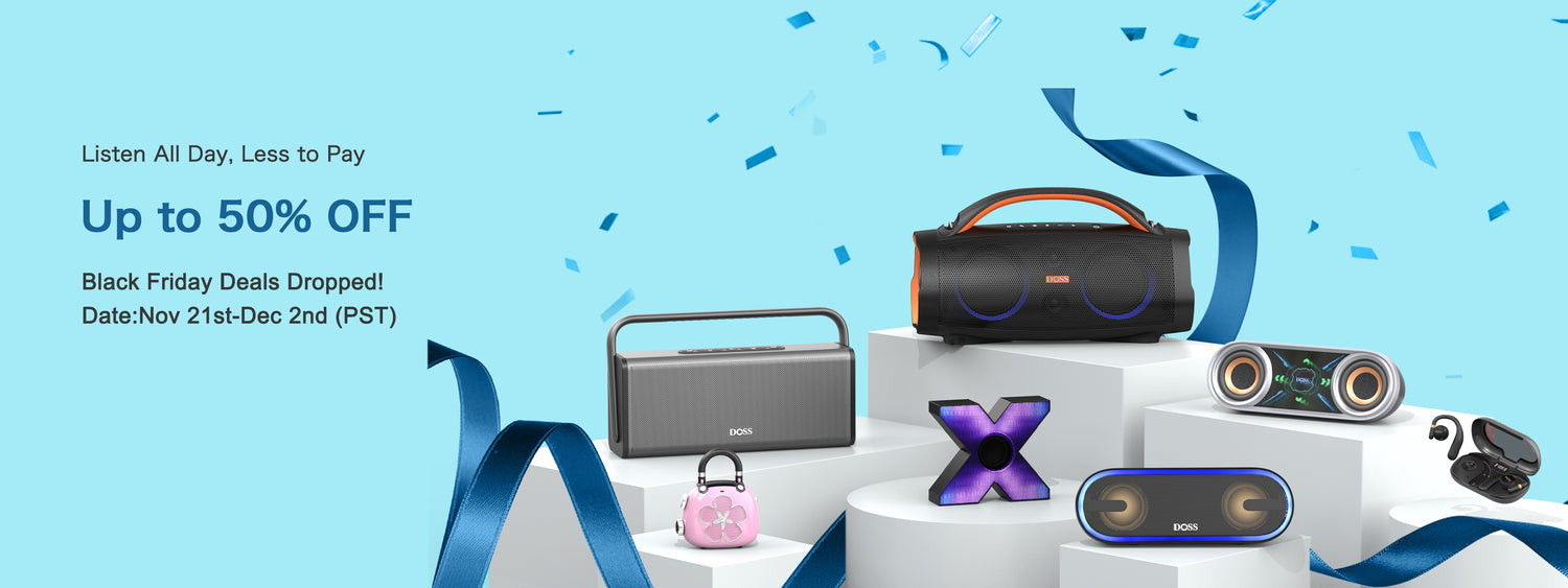 DOSS Black Friday Deals: Up to 50% Off Bluetooth Speaker
