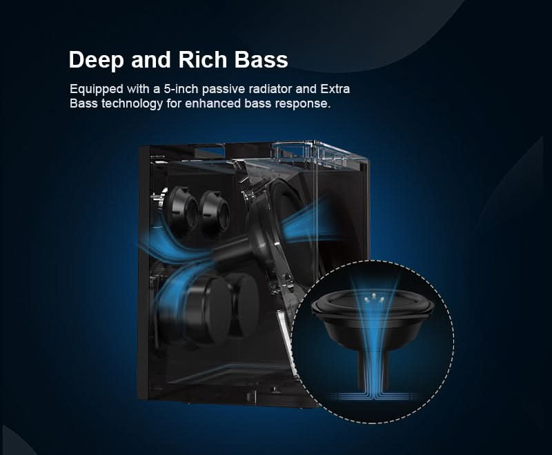 Doss SoundBox H300 Bookshelf Speaker