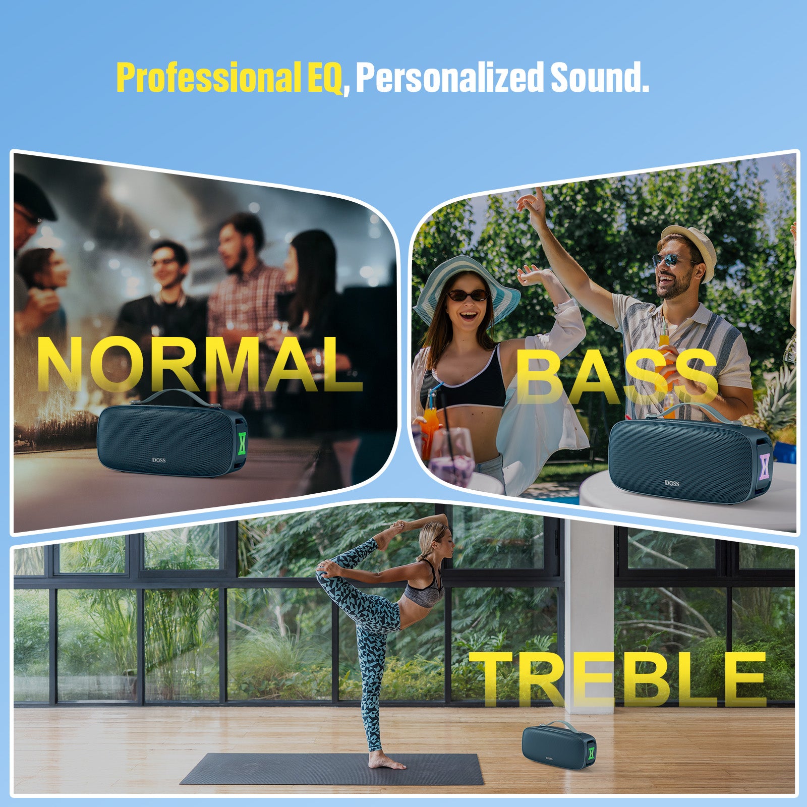 DOSS Extreme Boom Pro D300 Bluetooth Speaker