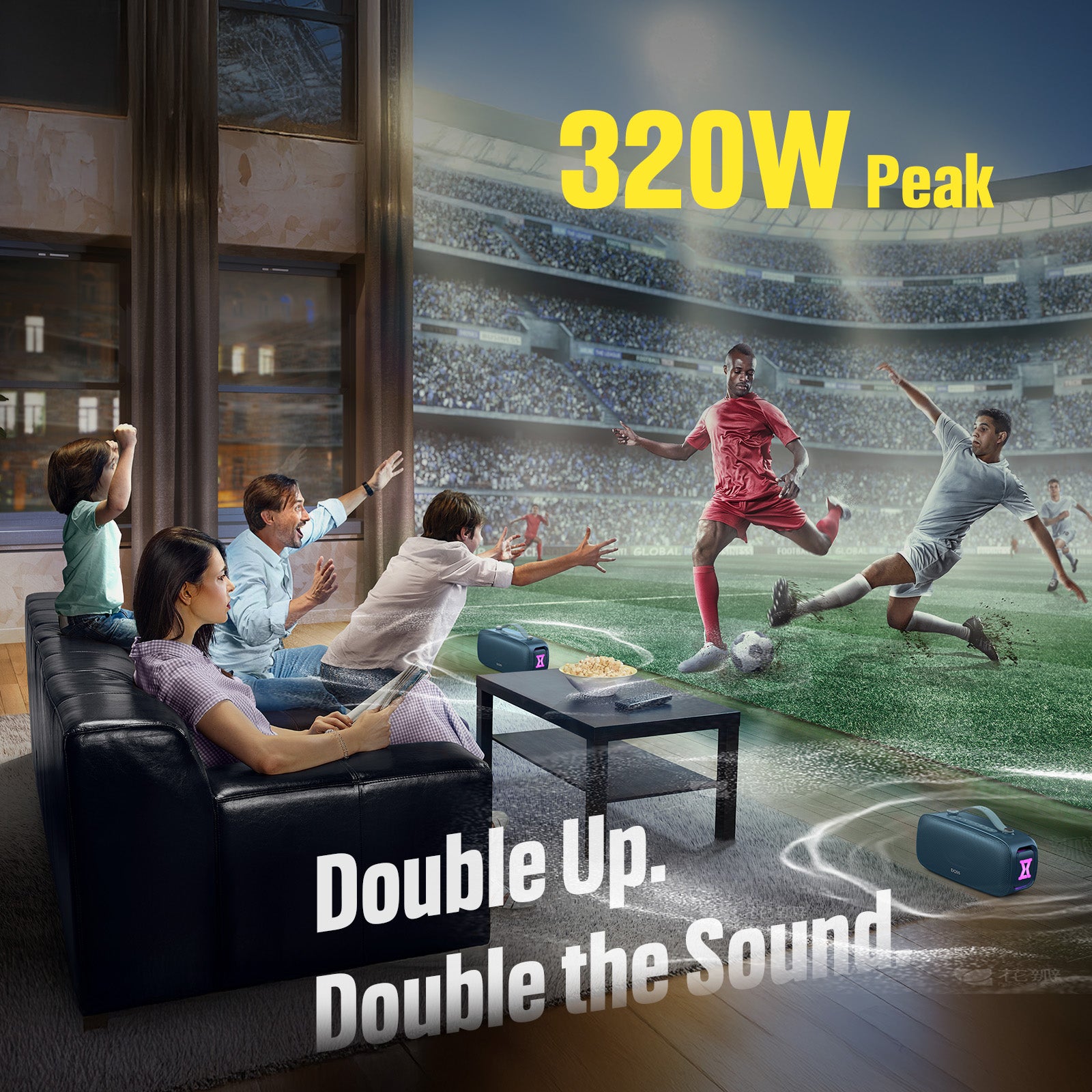 DOSS Extreme Boom Pro D300 Bluetooth Speaker