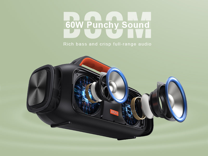 Doss Extreme Boom Outdoor Bluetooth Speaker