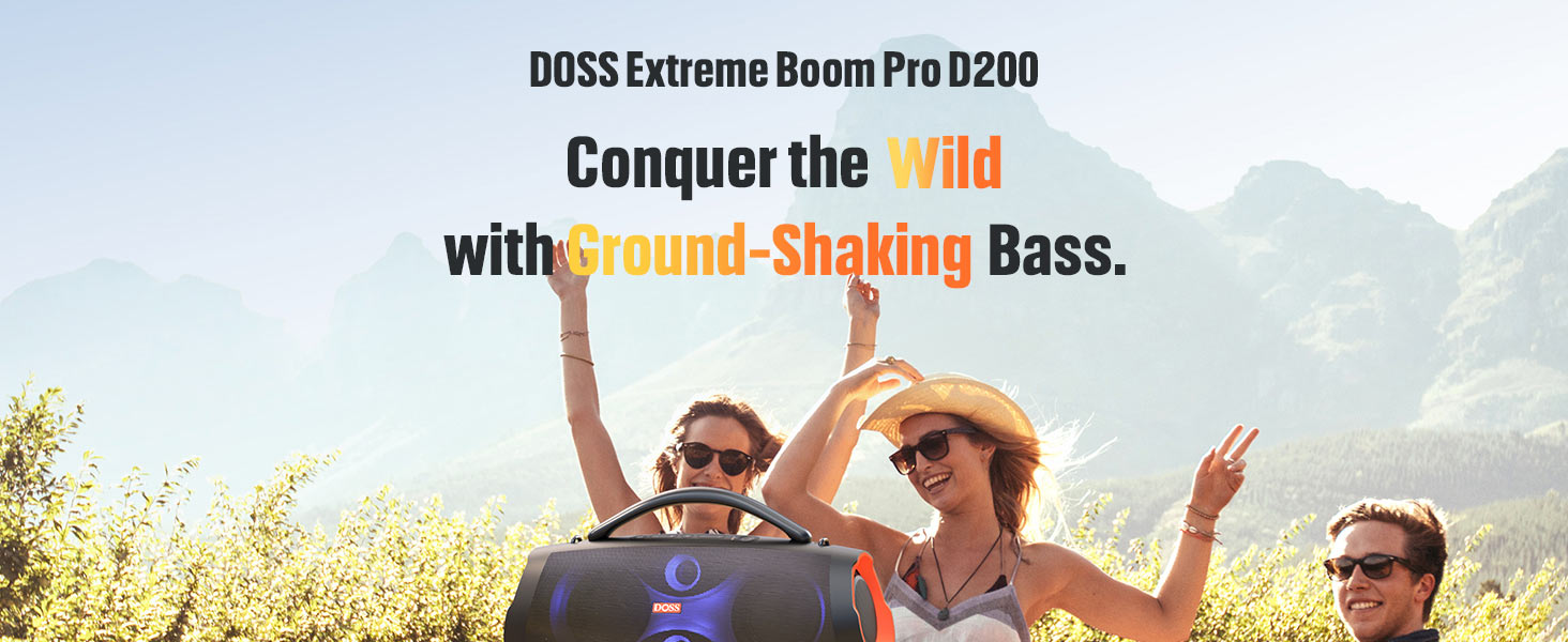Doss Extreme Boom Pro D200 Outdoor Bluetooth Speaker