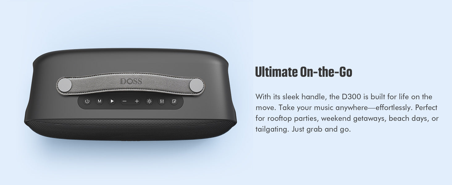 DOSS Extreme Boom Pro D300 Bluetooth Speaker
