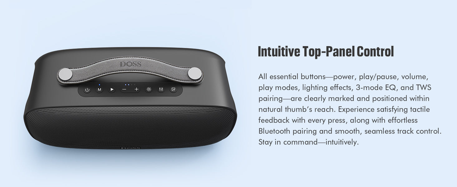 【新品】DOSS Extreme Boom Pro D300 Doss Extreme Boom Pro Outdoor Bluetooth Speaker