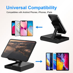 DOSS Cell Phone Stand with Wireless Bluetooth Speaker