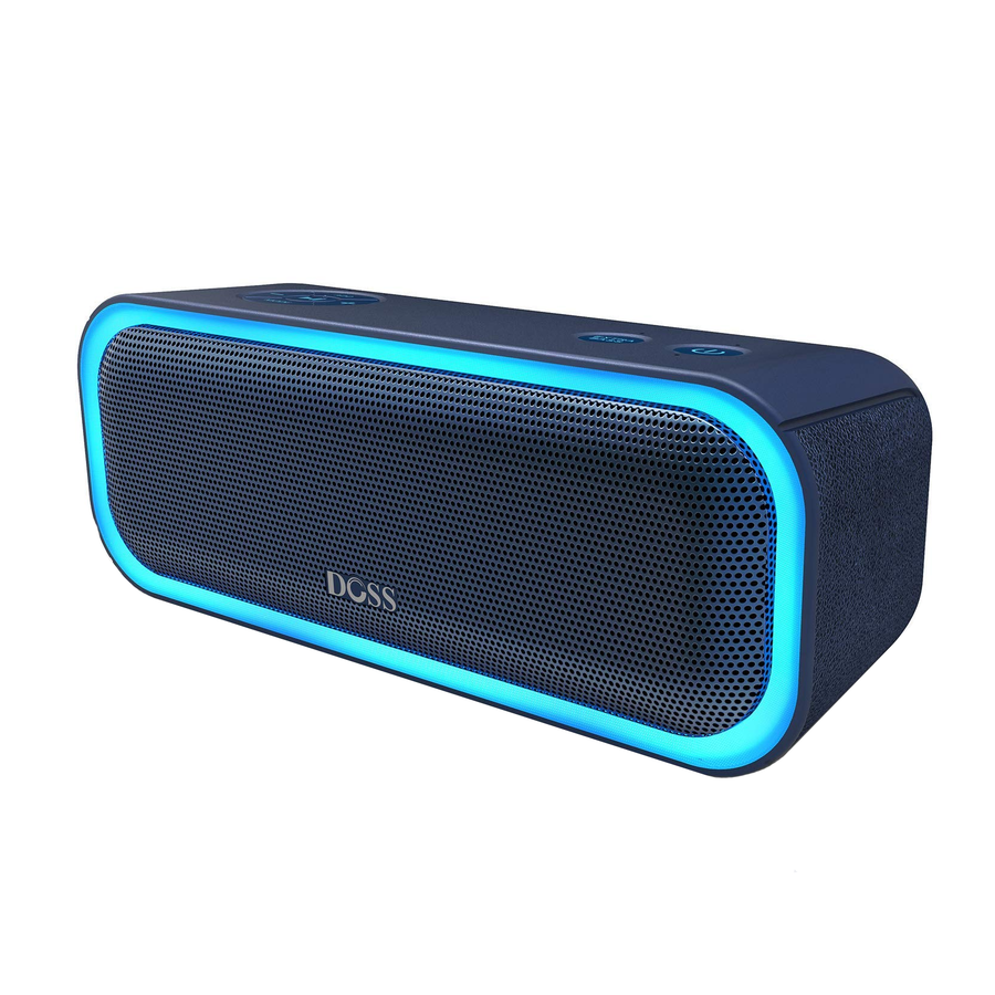 Black DOSS SoundBox Pro - DOSS Bluetooth Speaker