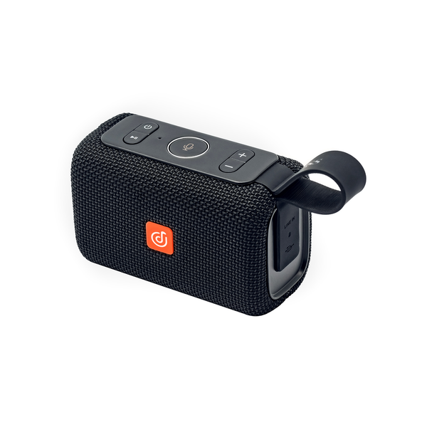 Black DOSS EGO Waterproof Bluetooth Speaker