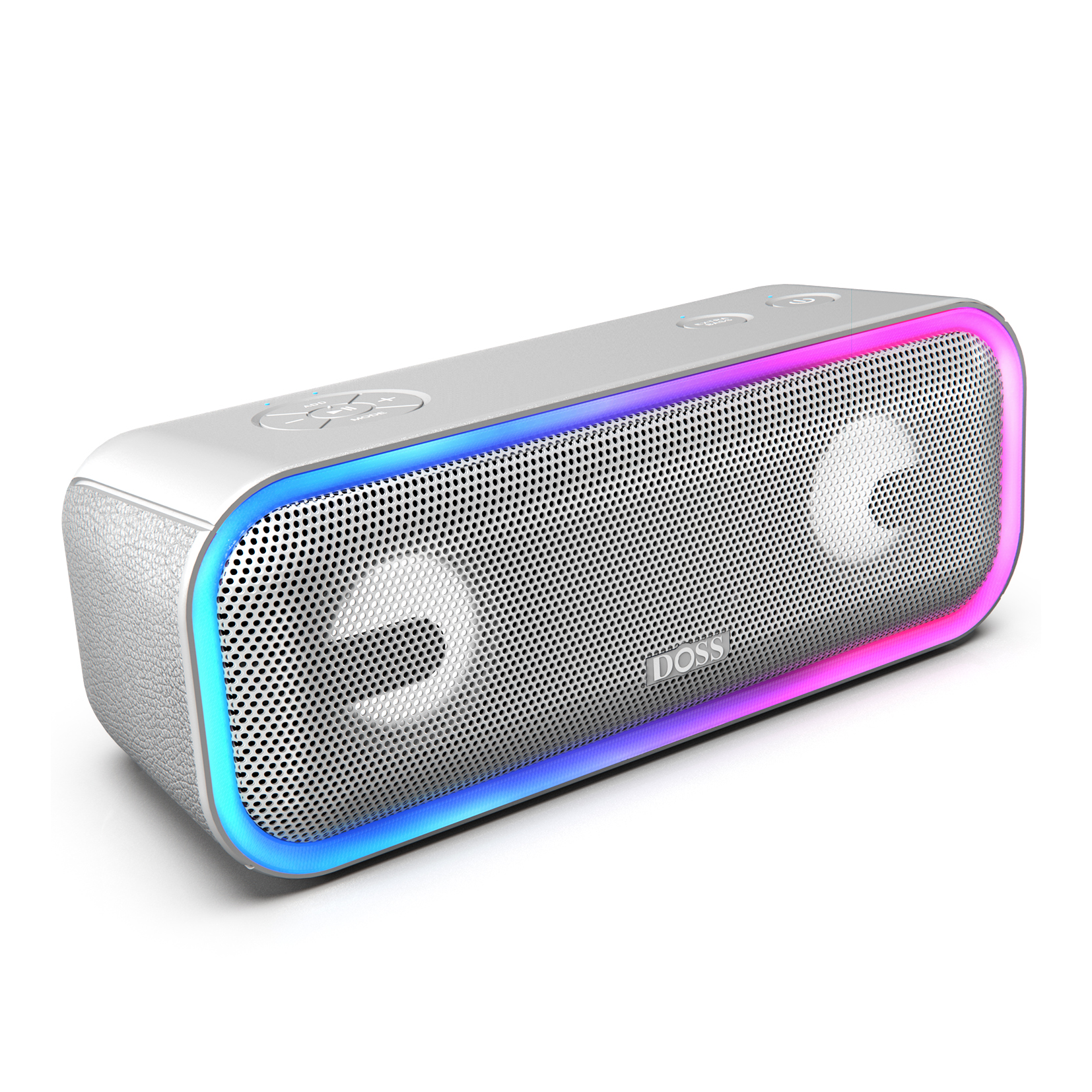 Silver DOSS SoundBox Pro Plus - Bluetooth Speaker